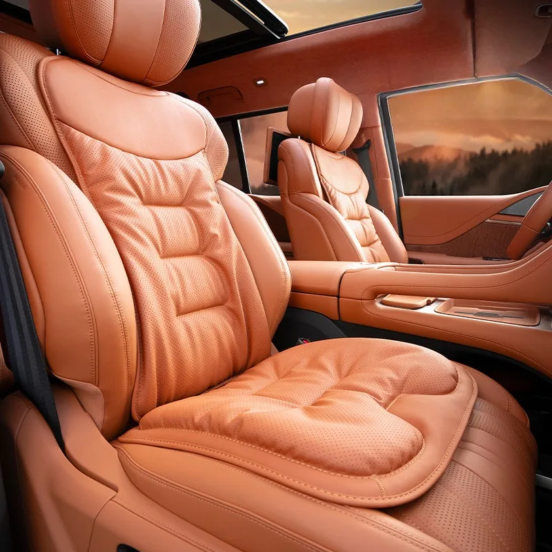 Leather Car Seat Covers Full Set Universal - Evrensel Nappa Deri Yumuşak Araba Koltuk