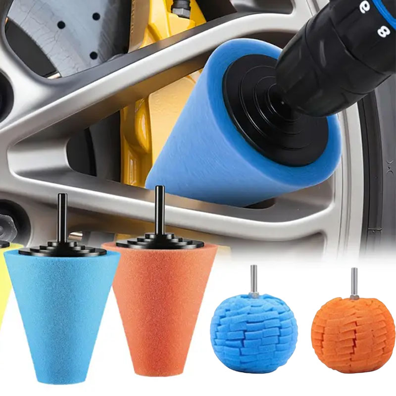 Car Care - Araba Cilalama Süngeri Seti, Jant Parlatma