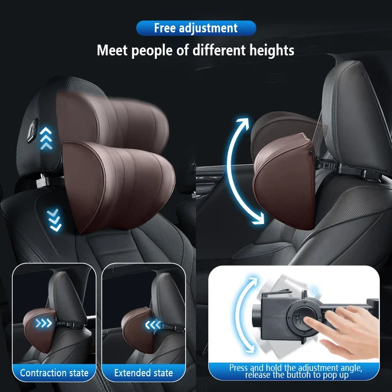 Deri Araba Koltuğu Kafalık Yas - Memory Foam Car Neck Pillow Lumbar Support incelemesi ve fiyatı