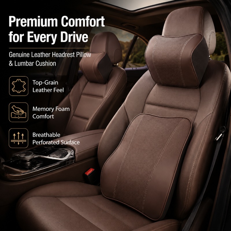 Hafızalı Köpük Araba Boyun Yas - Memory Foam Car Neck Pillow Lumbar Support incelemesi ve fiyatı