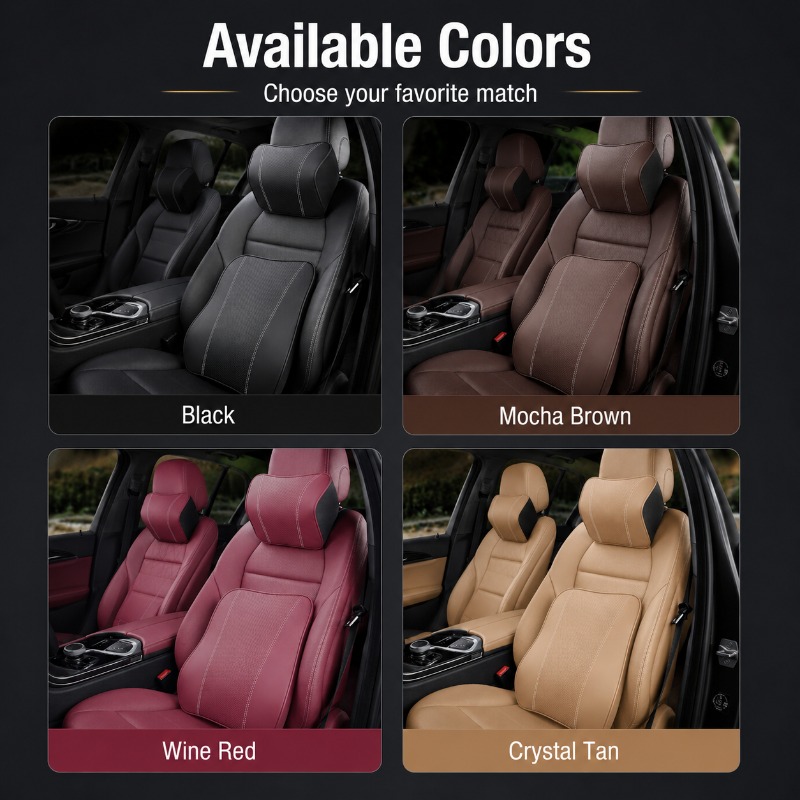 Hafızalı Köpük Araba Boyun Yas - Memory Foam Car Neck Pillow Lumbar Support incelemesi ve fiyatı
