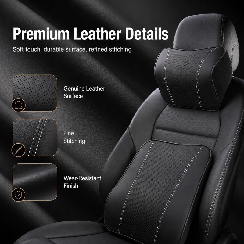Hafızalı Köpük Araba Boyun Yas - Memory Foam Car Neck Pillow Lumbar Support incelemesi ve fiyatı