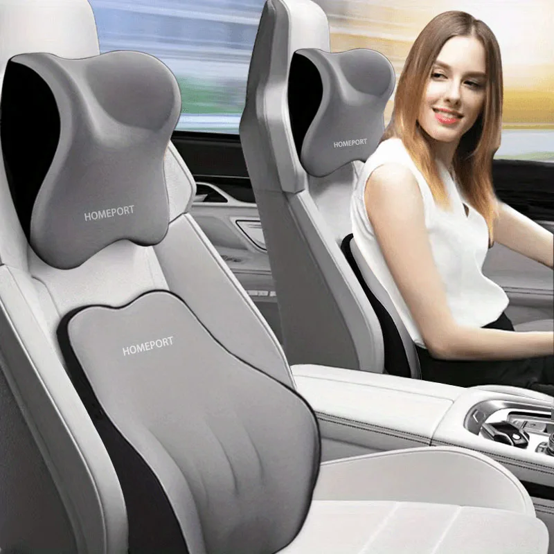 Araba Bellek Köpük Kafalık Set - Memory Foam Car Neck Pillow Lumbar Support incelemesi ve fiyatı