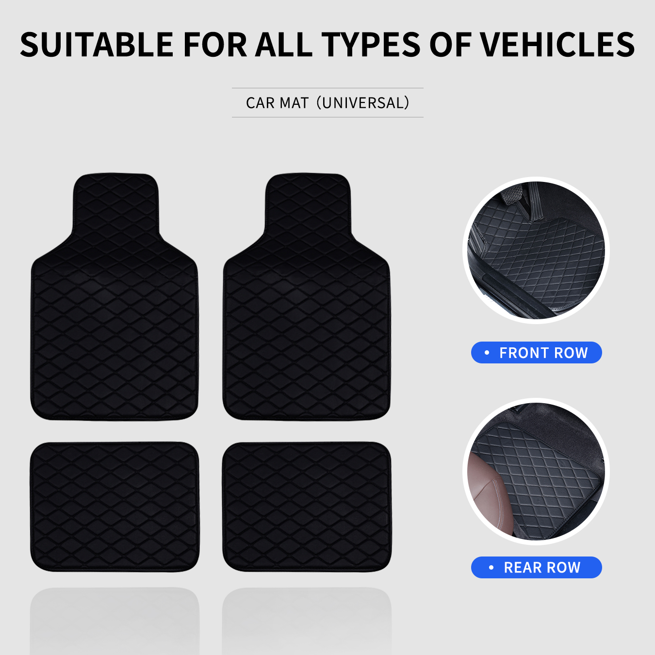 Tam Set Otomobil Paspasları, E - Car Floor Mats Universal Waterproof Leather incelemesi ve fiyatı