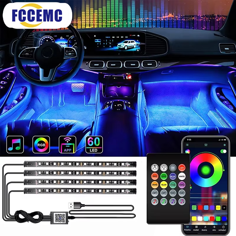 RGB Arka Işık Uzaktan Uygulama - Led Ambient Interior Car Lights App Control incelemesi ve fiyatı
