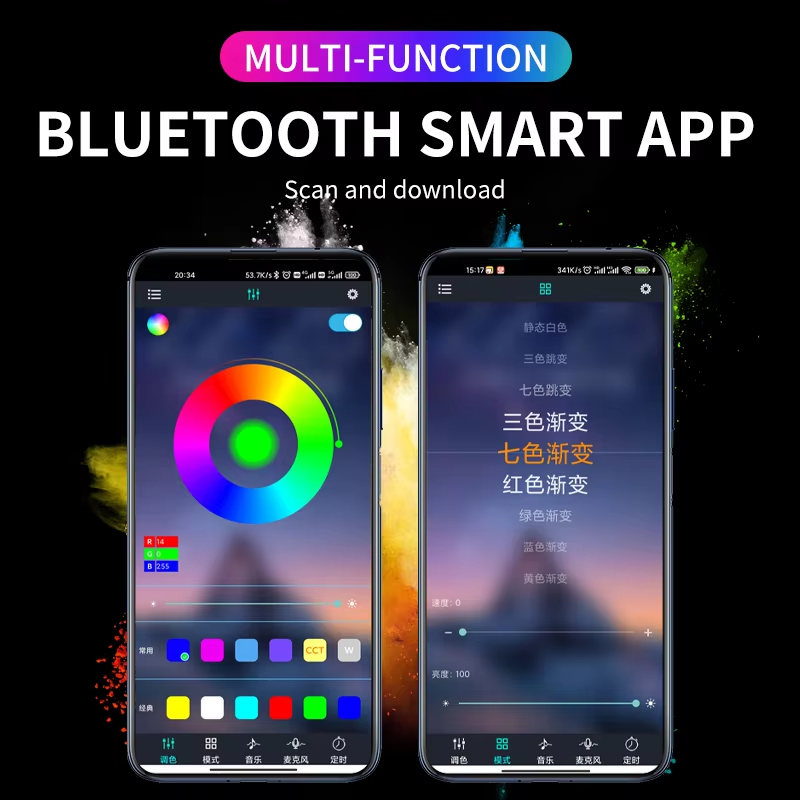RGB Arka Işık Uzaktan Uygulama - Led Ambient Interior Car Lights App Control incelemesi ve fiyatı