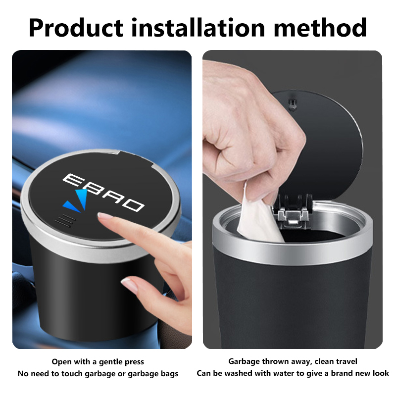 Araba Çöp Kutusu Mini Su Geçir - Waterproof Car Trash Can With Lid incelemesi ve fiyatı