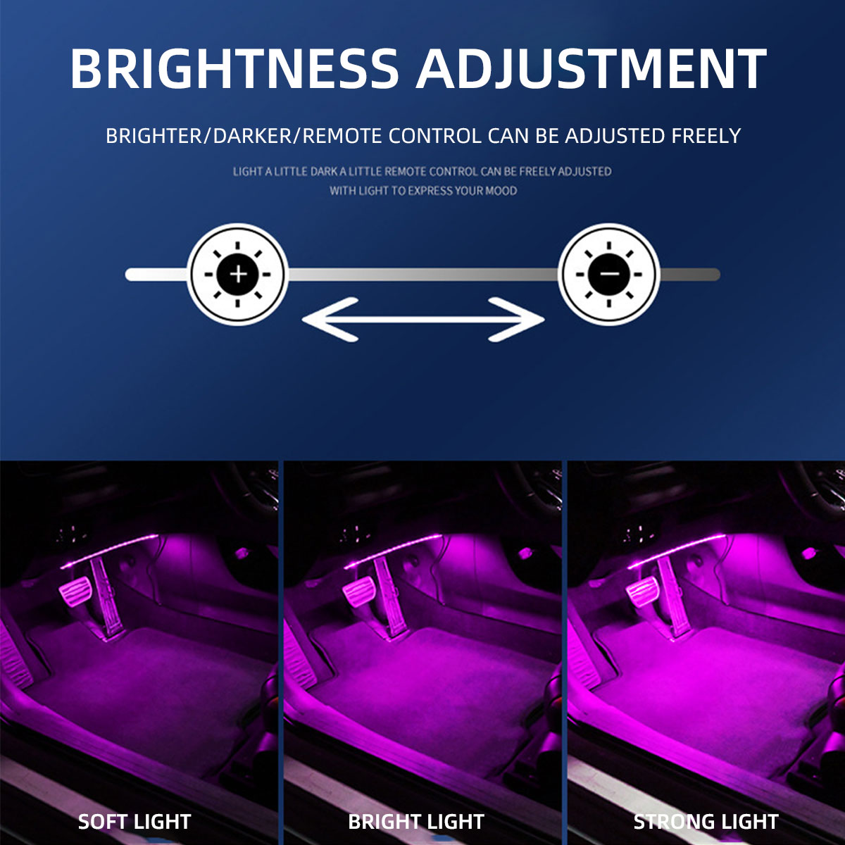 2/4in1 Neon 12/18 LED Araç İç  - Led Ambient Interior Car Lights App Control incelemesi ve fiyatı