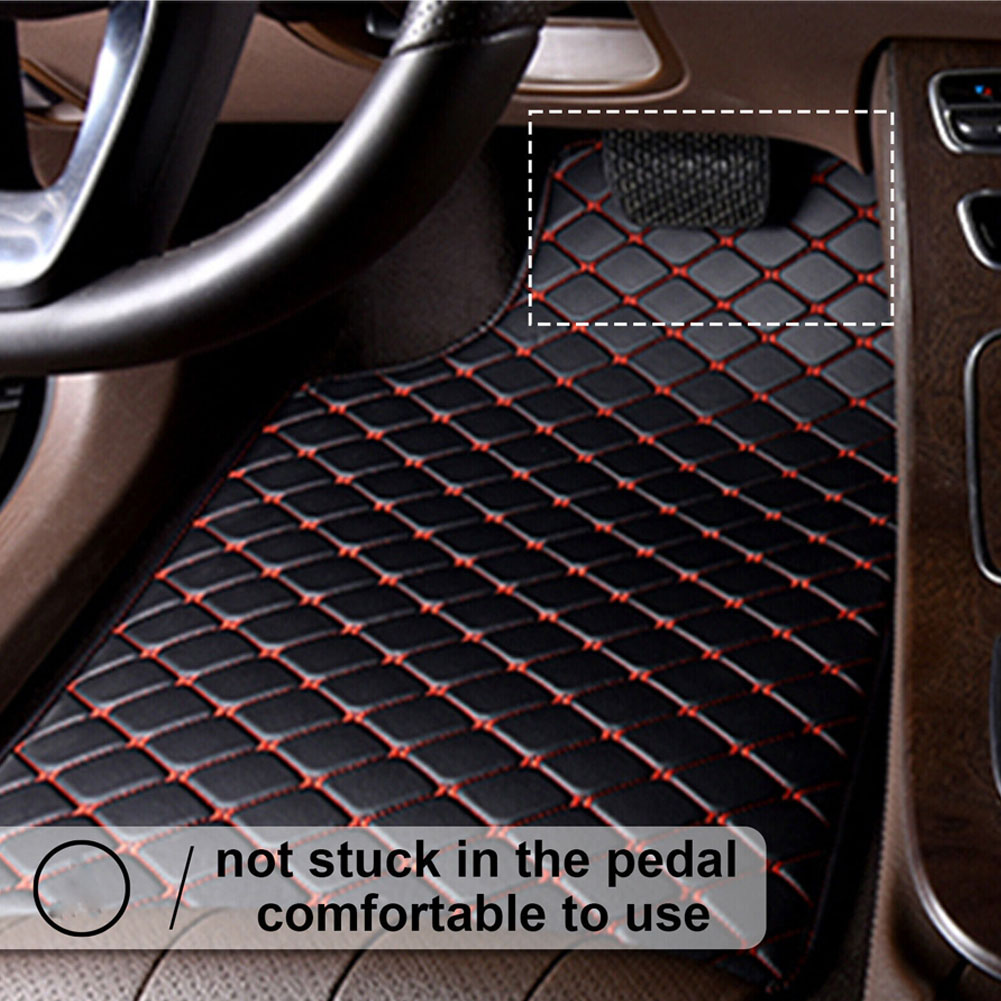 5 adet/takım deri araba paspas - Car Floor Mats Universal Waterproof Leather incelemesi ve fiyatı