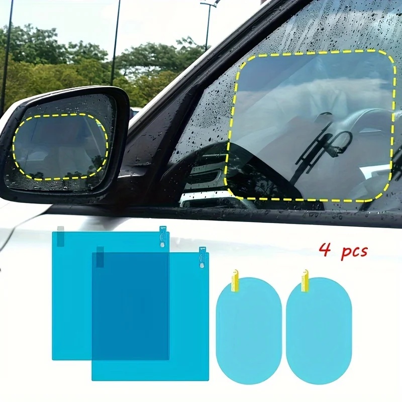 4 adet Araba Dikiz Aynası Koru - Anti Glare Car Rearview Mirror Film incelemesi ve fiyatı