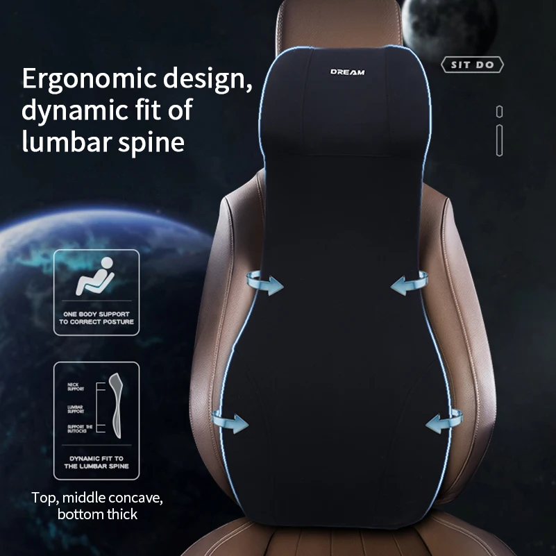 Entegre Araba Bel Desteği Kafa - Memory Foam Car Neck Pillow Lumbar Support incelemesi ve fiyatı