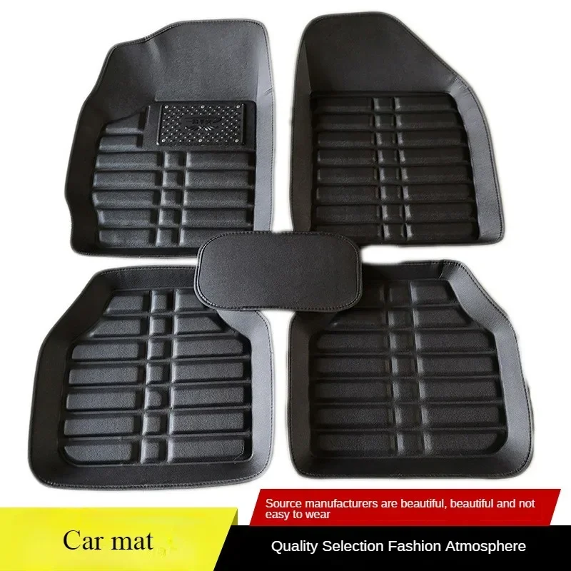 YENI Lüks Deri Araba Paspaslar - Car Floor Mats Universal Waterproof Leather incelemesi ve fiyatı