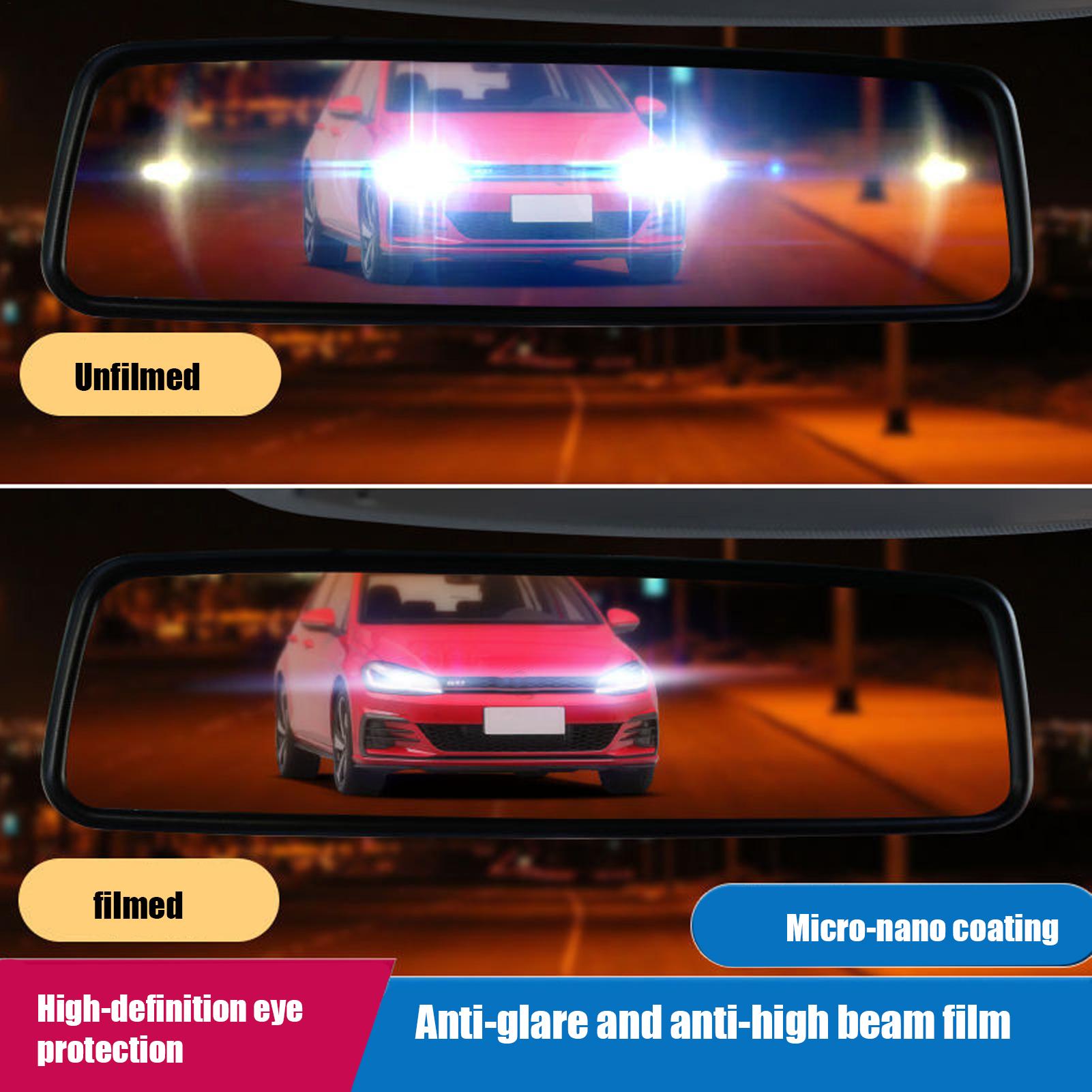Parlama önleyici araba iç ayna - Anti Glare Car Rearview Mirror Film incelemesi ve fiyatı